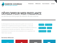 Tablet Screenshot of damien-goubeau-developpement.fr